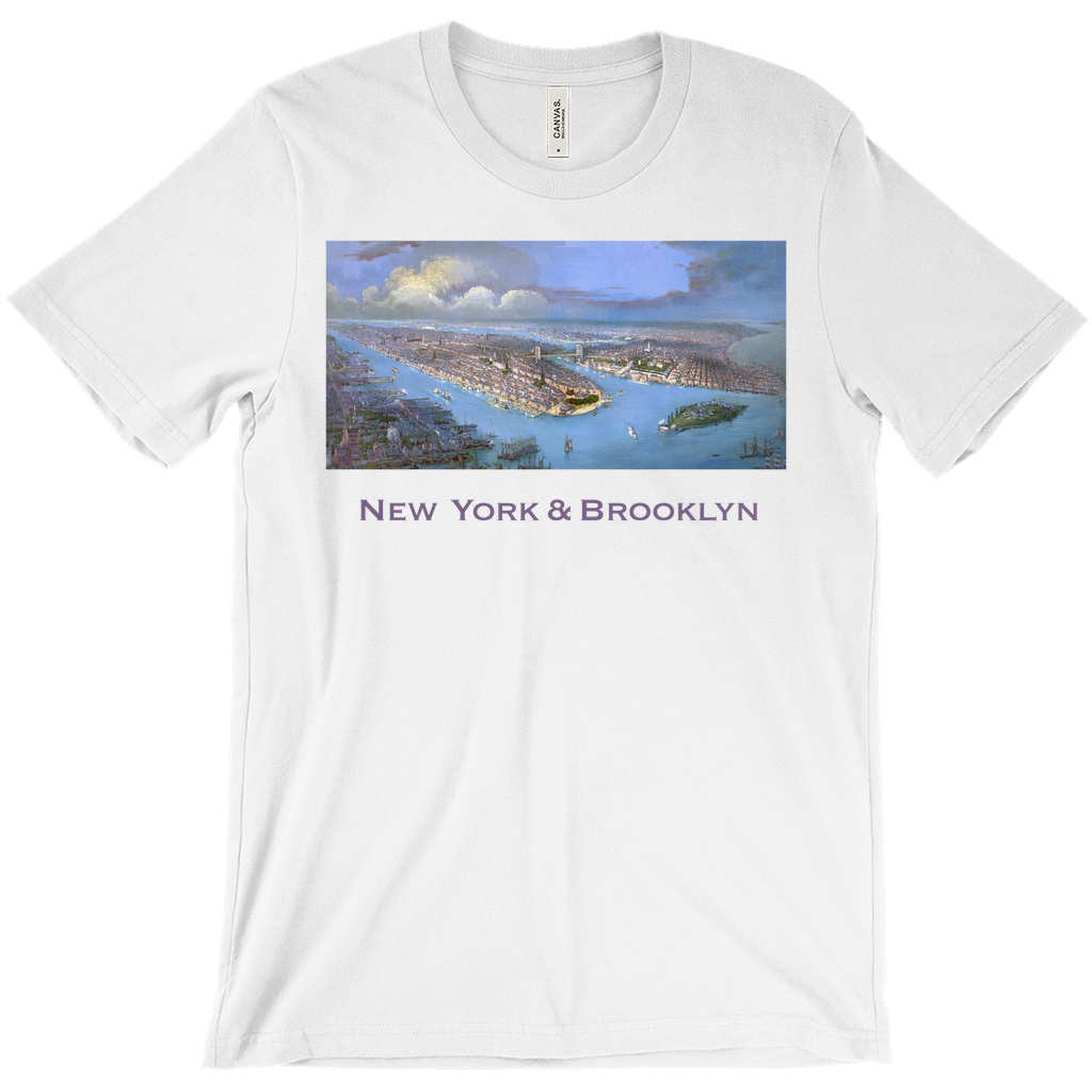 Vintage New York Tee – Brooklyn Retro Waterfront Shirt With Soft Premium Cotton