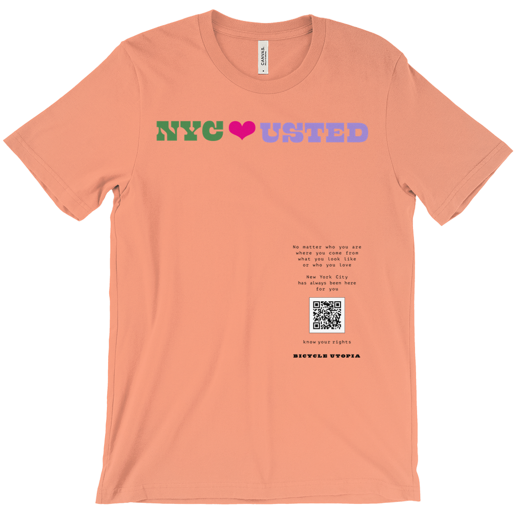 NYC ♥️ You NYC Graphic Tee – Immigrant Rights | Sanctuary City - Spanish Language
