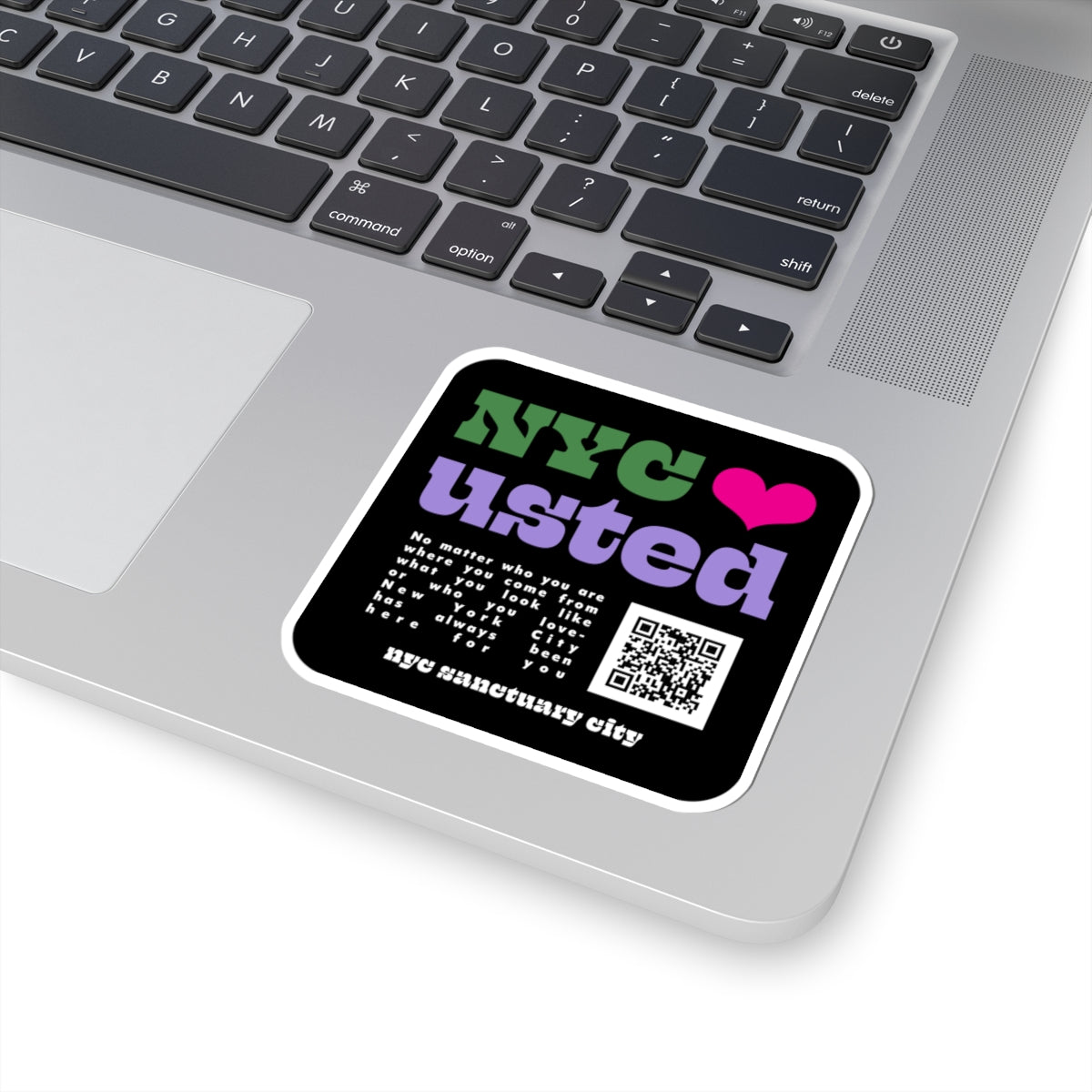 Sanctuary City Sticker – 3"x3" NYC Vinyl Sticker | Immigrant Solidarity Decal | Spanish Language