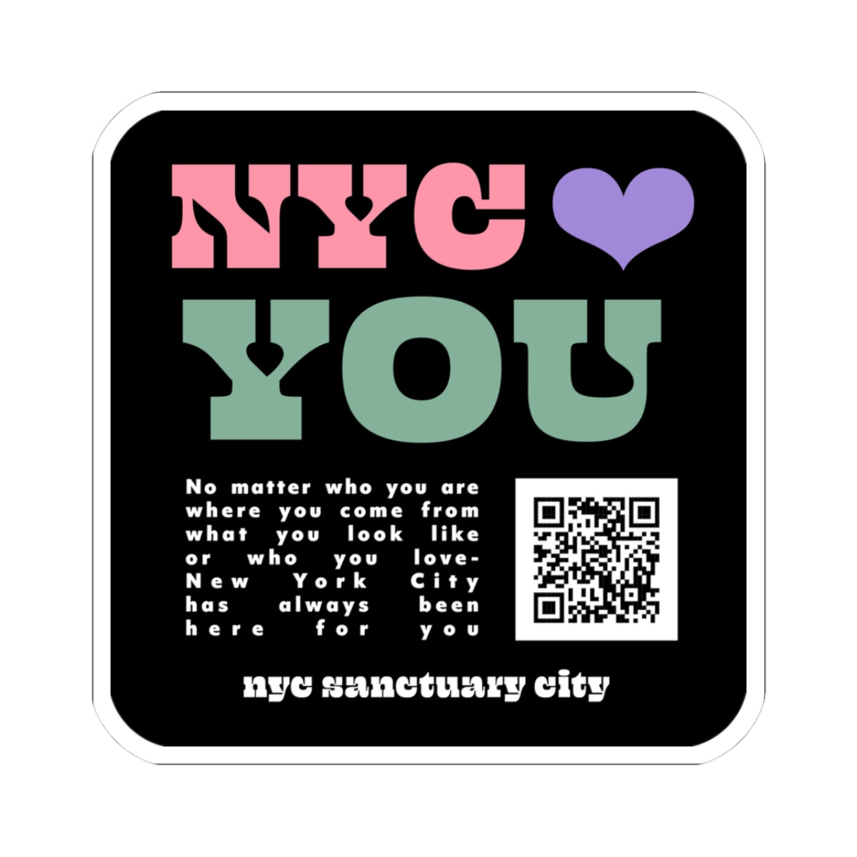 NYC ♥ You Sticker