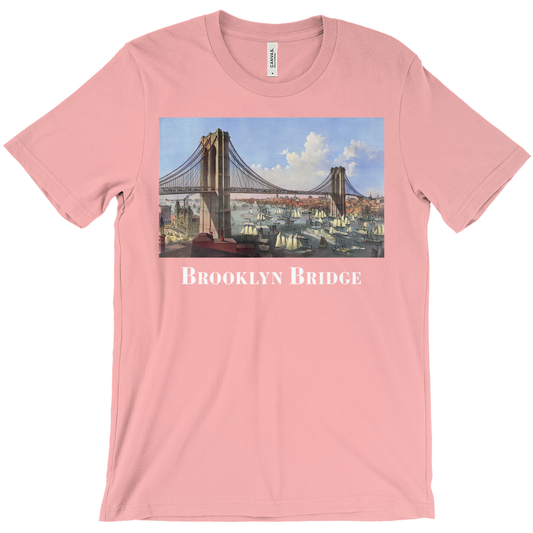 Vintage Graphic Tee – Brooklyn Bridge Shirt With Classic Cotton Comfort