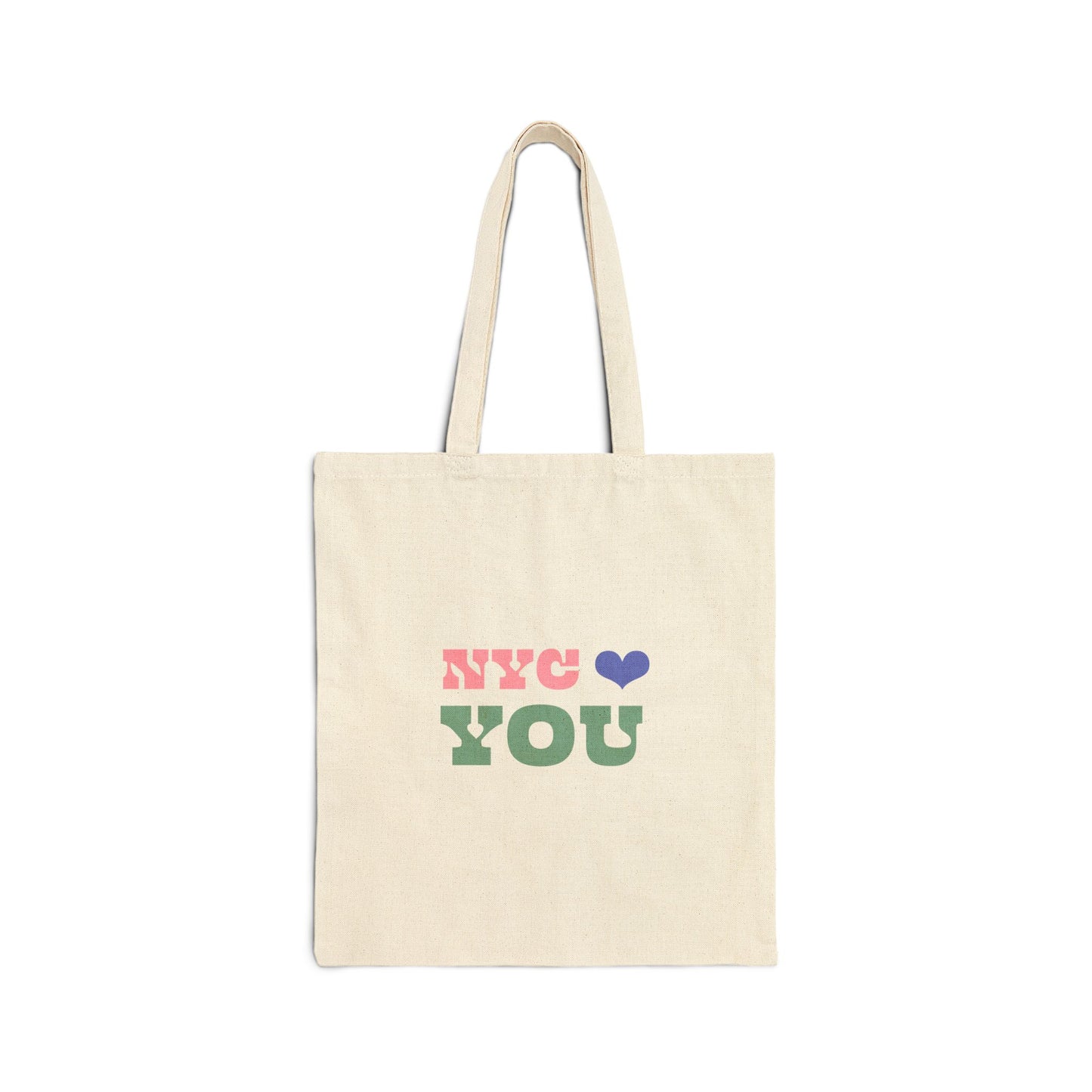 Sanctuary City NYC ♥️ You Cotton Canvas Tote Bag - English