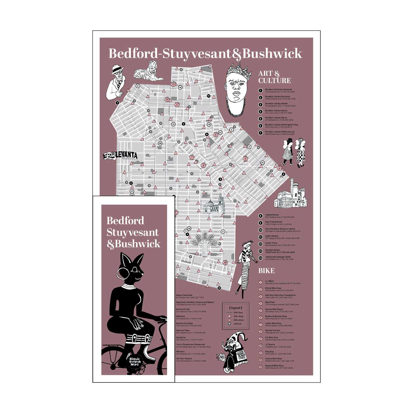 Brooklyn Biking Guide – Bed-Stuy & Bushwick Cycling Map With Local Bike Spots