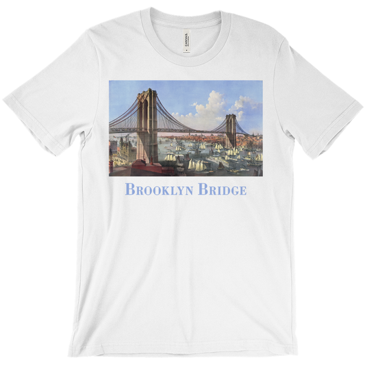 Vintage Graphic Tee – Brooklyn Bridge Shirt | Classic Cotton T-Shirt
