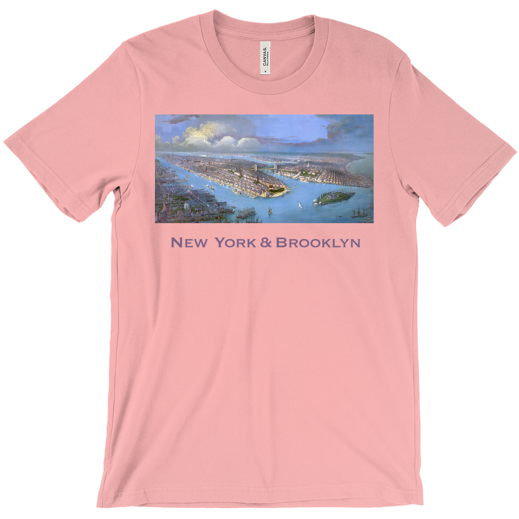 Vintage New York Tee – Brooklyn Retro Waterfront Shirt With Soft Premium Cotton