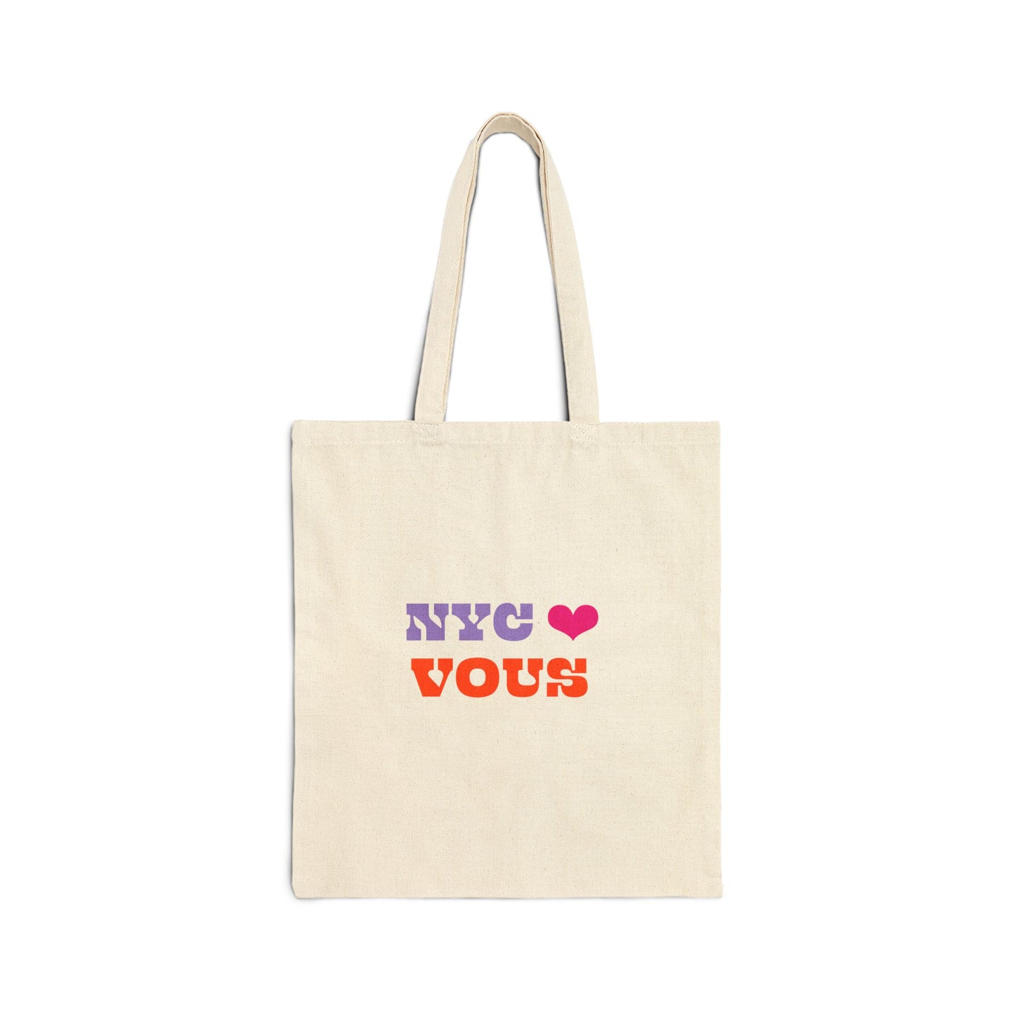 Sanctuary City NYC ♥️ You Cotton Canvas Tote Bag - French