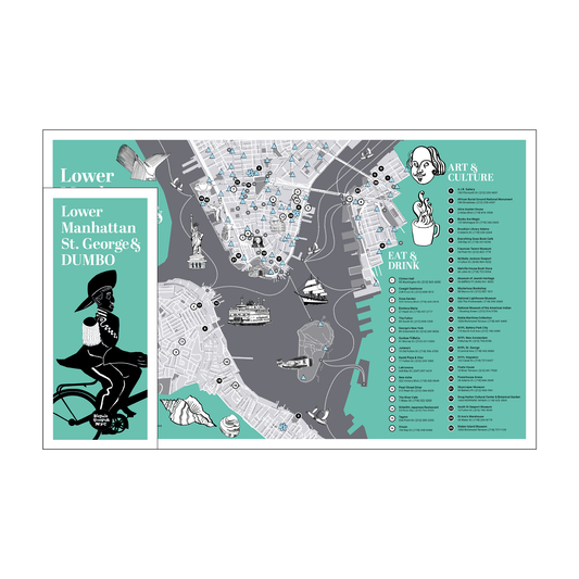 Lower Manhattan Map - DUMBO Walking Guide & NYC Biking Map | Waterfront Tour