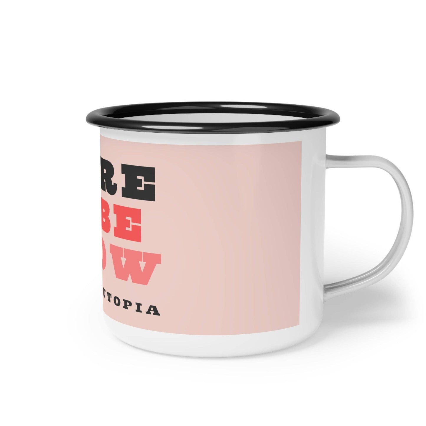 Enamel Camp Cup – Durable 12oz Eco Friendly Mug With Glossy Finish