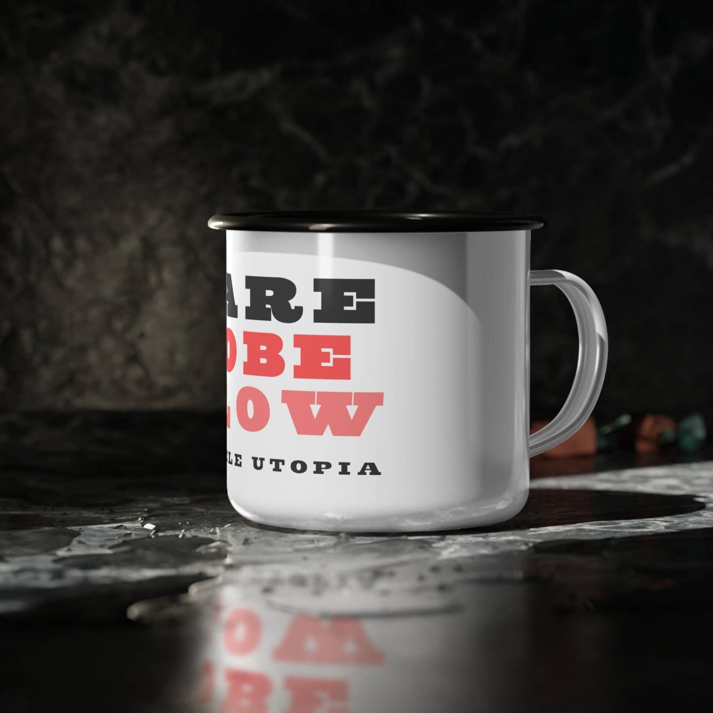 Enamel Camp Cup – Durable 12oz Cold-Rolled Steel Mug With Glossy Finish